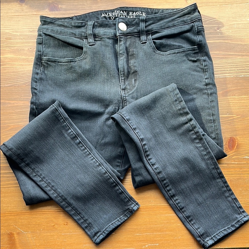 American Eagle Outfitters Women's Black Jeans